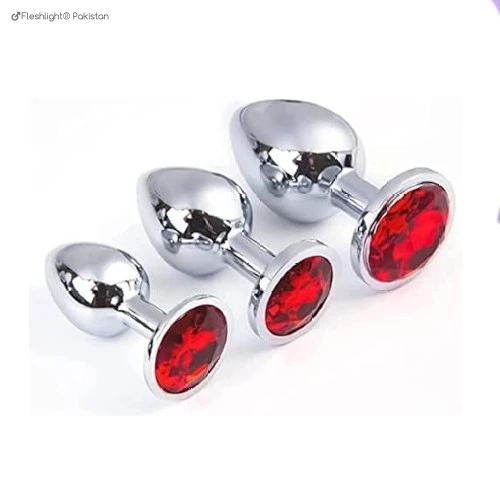 3Pcs Silicone Anal Butt Plugs In Pakistan