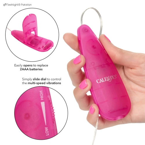 Calexotics Novelties Slim Teardrop Bullet Pink In Pakistan