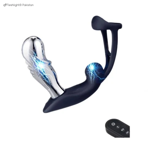 Rotating Prostate Massager With Vibrating Cock Ring In Pakistan
