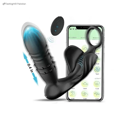Vibrating Cock Ring Prostate Massager Sex Toy For Men In Pakistan